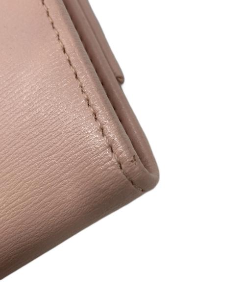 Salvatore Ferragamo（サルヴァトーレ フェラガモ）Salvatore Ferragamo (サルヴァトーレ フェラガモ) KM-22　ガンチーニ 長財布 ピンクの古着・服飾アイテム