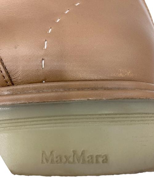 MaxMara（マックスマーラ）MaxMara (マックスマーラ) URBAN コンバットブーツ ブラウン サイズ:37の古着・服飾アイテム