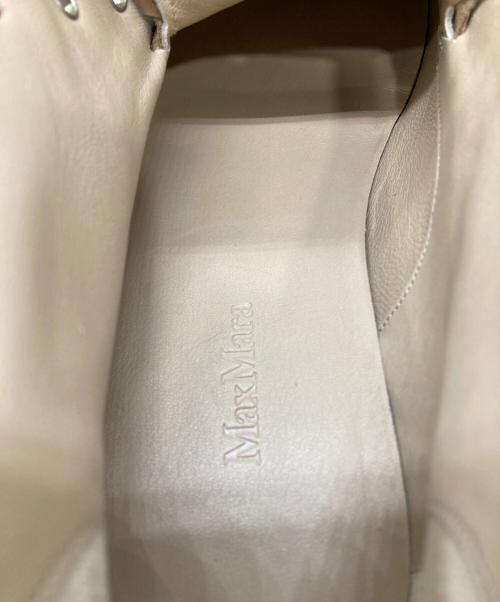 MaxMara（マックスマーラ）MaxMara (マックスマーラ) URBAN コンバットブーツ ブラウン サイズ:37の古着・服飾アイテム