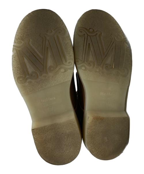 MaxMara（マックスマーラ）MaxMara (マックスマーラ) URBAN コンバットブーツ ブラウン サイズ:37の古着・服飾アイテム