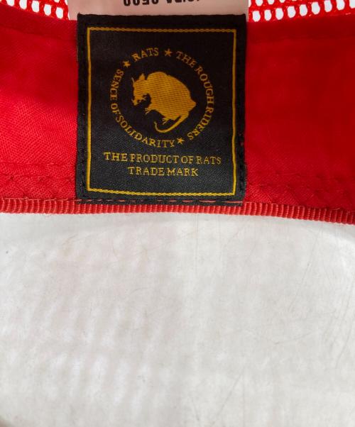 RATS（ラッツ）RATS (ラッツ) メッシュキャップ レッドの古着・服飾アイテム