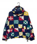 NAUTICAノーティカ）の古着「90ｓ 総柄アノラックパーカー」｜ネイビー