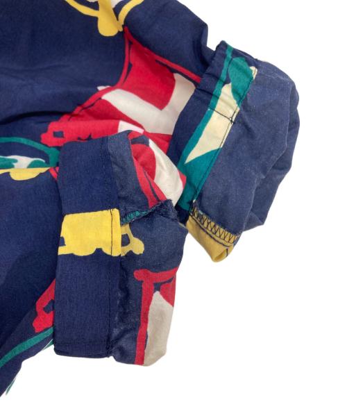NAUTICA（ノーティカ）NAUTICA (ノーティカ) 90ｓ 総柄アノラックパーカー ネイビー サイズ:XLの古着・服飾アイテム