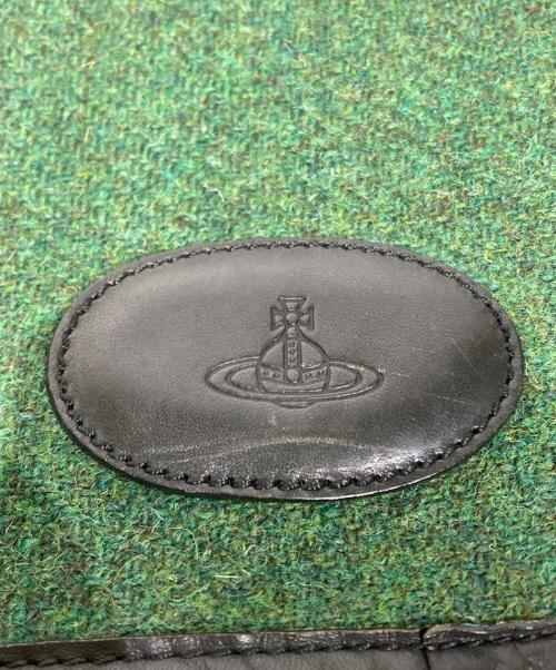 Vivienne Westwood（ヴィヴィアンウエストウッド）Vivienne Westwood (ヴィヴィアンウエストウッド) ショルダーバッグ グリーン×ブラックの古着・服飾アイテム