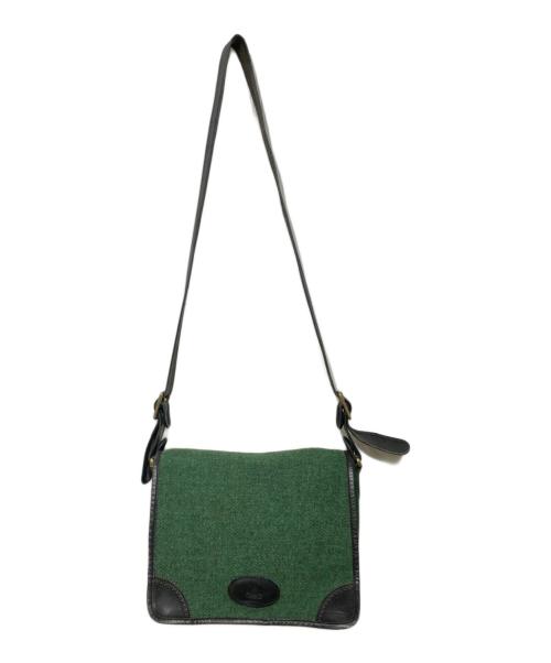 Vivienne Westwood（ヴィヴィアンウエストウッド）Vivienne Westwood (ヴィヴィアンウエストウッド) ショルダーバッグ グリーン×ブラックの古着・服飾アイテム