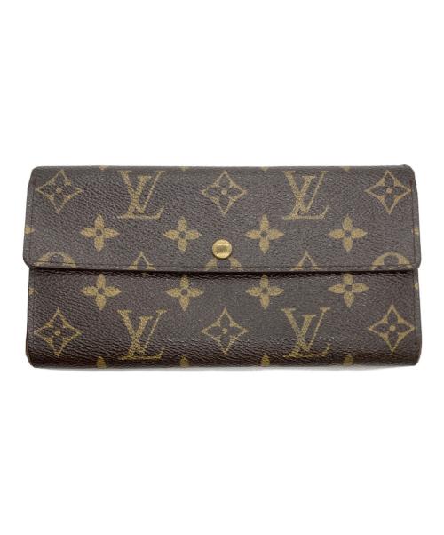 LOUIS VUITTON（ルイ ヴィトン）LOUIS VUITTON (ルイ ヴィトン) ポシェット・ポルトモネ クレディ ブラウンの古着・服飾アイテム
