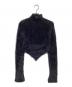 MARC JACOBS（マークジェイコブス）の古着「HAIRY GRUNGE POINTED SWEATER」｜ブラック