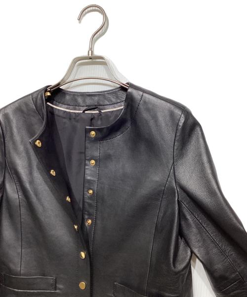 ANAYI（アナイ）ANAYI (アナイ) ラムレザードットボタン ジャケット ブラック サイズ:34の古着・服飾アイテム