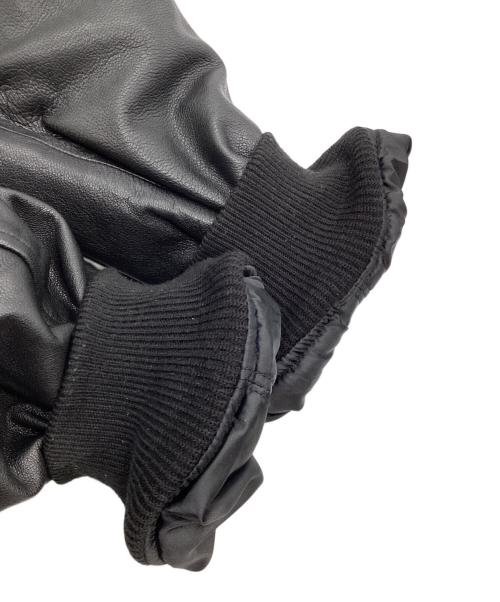 JOURNAL STANDARD（ジャーナルスタンダード）JOURNAL STANDARD (ジャーナルスタンダード) ゴートレザー ボンバーブルゾン ブラック サイズ:Lの古着・服飾アイテム