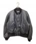 JOURNAL STANDARD（ジャーナルスタンダード）の古着「ゴートレザー ボンバーブルゾン」｜ブラック