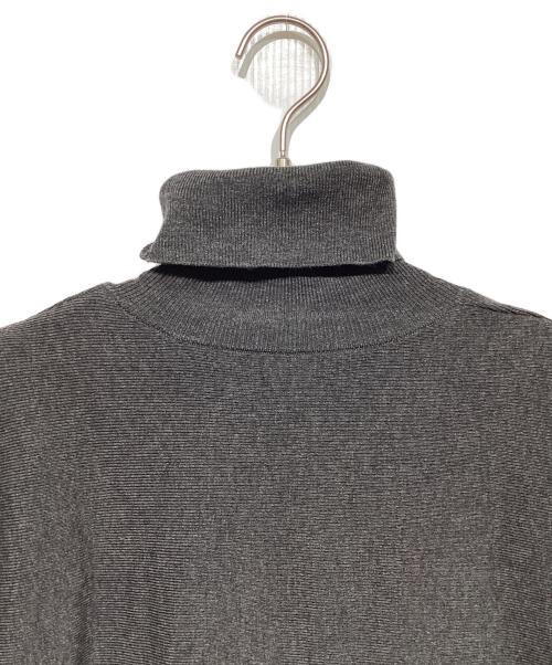 BEARDSLEY（ビアズリー）BEARDSLEY (ビアズリー) 切替ワンピース グレー×ブラック サイズ:Freeの古着・服飾アイテム