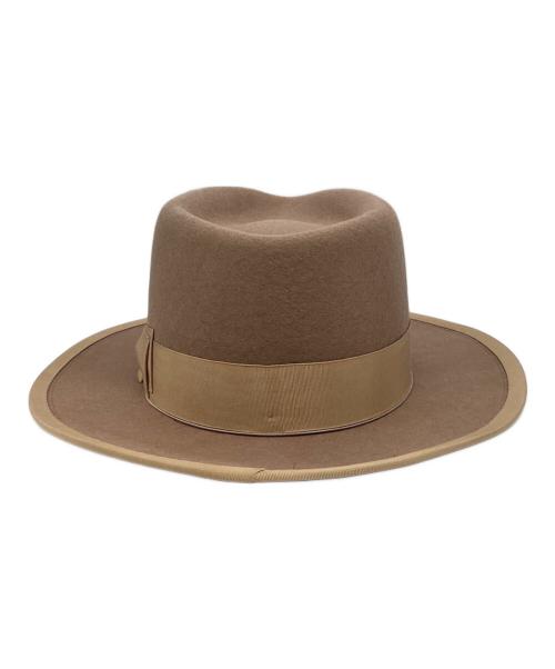 THE H.W.DOG&CO.（エイチダブリュードッグアンドコー）THE H.W.DOG&CO. (エイチダブリュードッグアンドコー) ハット ベージュ サイズ:38の古着・服飾アイテム