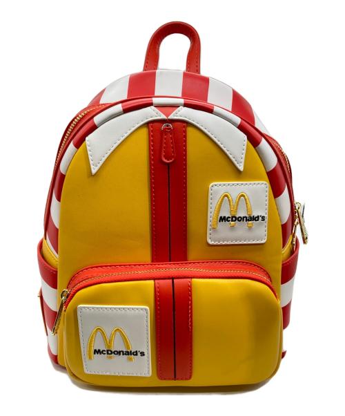 McDonald's（マクドナルド）McDonald's (マクドナルド) Lounge Fly (ラウンジフライ) Cosplay ミニリュック レッド×イエローの古着・服飾アイテム