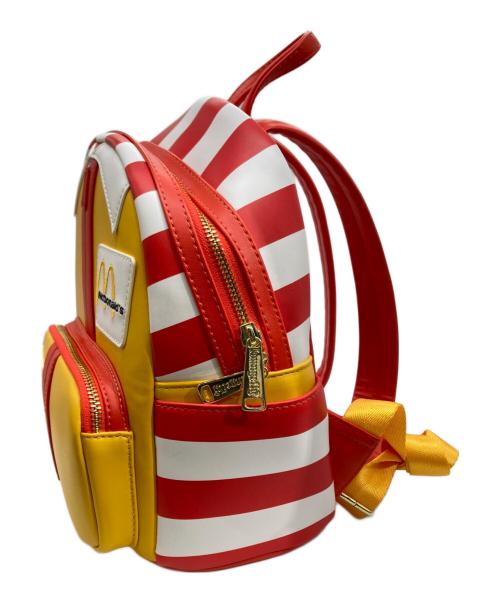 McDonald's（マクドナルド）McDonald's (マクドナルド) Lounge Fly (ラウンジフライ) Cosplay ミニリュック レッド×イエローの古着・服飾アイテム