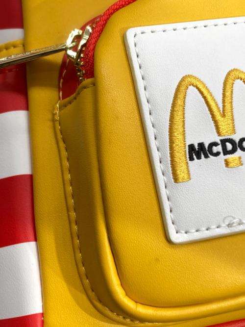 McDonald's（マクドナルド）McDonald's (マクドナルド) Lounge Fly (ラウンジフライ) Cosplay ミニリュック レッド×イエローの古着・服飾アイテム