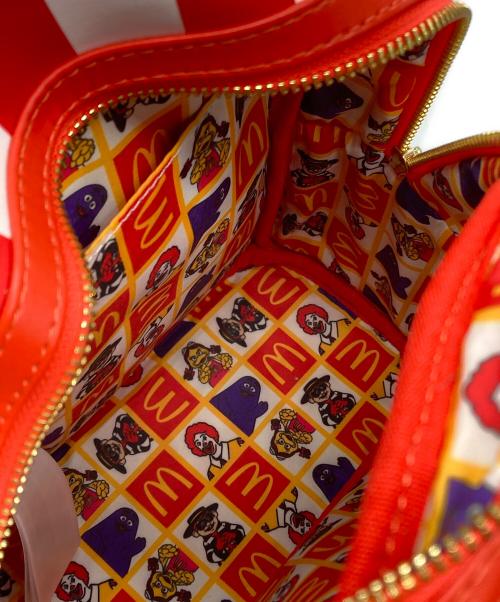 McDonald's（マクドナルド）McDonald's (マクドナルド) Lounge Fly (ラウンジフライ) Cosplay ミニリュック レッド×イエローの古着・服飾アイテム