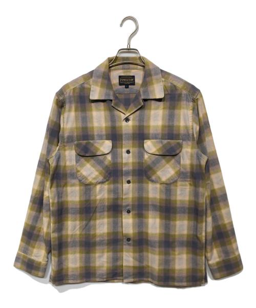 PENDLETON（ペンドルトン）PENDLETON (ペンドルトン) フランネルシャツ ベージュ サイズ:Lの古着・服飾アイテム