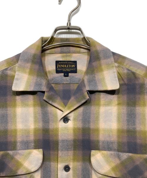 PENDLETON（ペンドルトン）PENDLETON (ペンドルトン) フランネルシャツ ベージュ サイズ:Lの古着・服飾アイテム