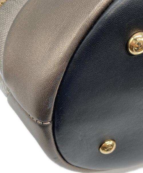 Salvatore Ferragamo（サルヴァトーレ フェラガモ）Salvatore Ferragamo (サルヴァトーレ フェラガモ) ドローストリングバッグ シルバーの古着・服飾アイテム