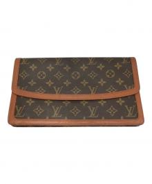 LOUIS VUITTON（ルイ ヴィトン）の古着「モノグラム ポシェットダム GM」｜ブラウン