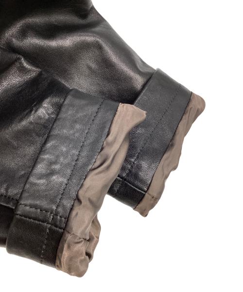 TAKEO KIKUCHI（タケオキクチ）TAKEO KIKUCHI (タケオキクチ) ラムレザージャケット ブラック サイズ:2の古着・服飾アイテム