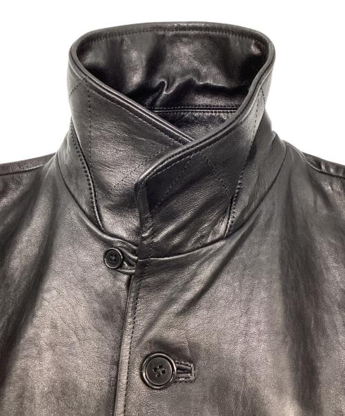 TAKEO KIKUCHI（タケオキクチ）TAKEO KIKUCHI (タケオキクチ) ラムレザージャケット ブラック サイズ:2の古着・服飾アイテム