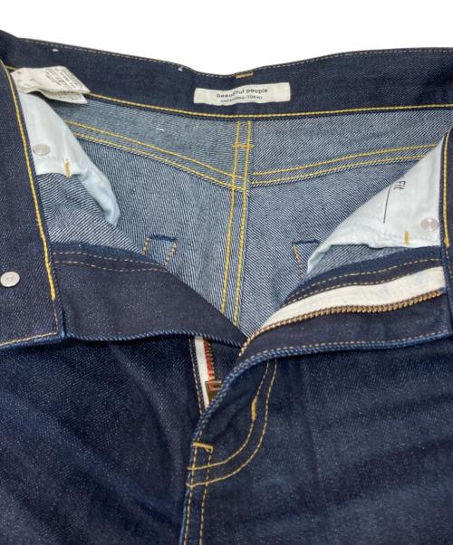 beautiful people（ビューティフルピープル）beautiful people (ビューティフルピープル) selvage denim 5pocket woman fits インディゴ サイズ:36の古着・服飾アイテム