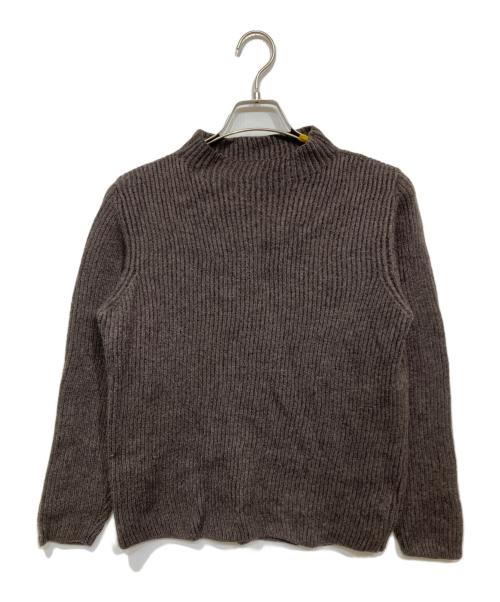 C.P COMPANY（シーピーカンパニー）C.P COMPANY (シーピーカンパニー) モックネックリブニット ブラウン サイズ:4の古着・服飾アイテム