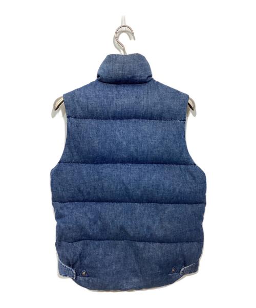 REMI RELIEF（レミレリーフ）REMI RELIEF (レミレリーフ) デニム スタッズ ダウンベスト インディゴ サイズ:Mの古着・服飾アイテム