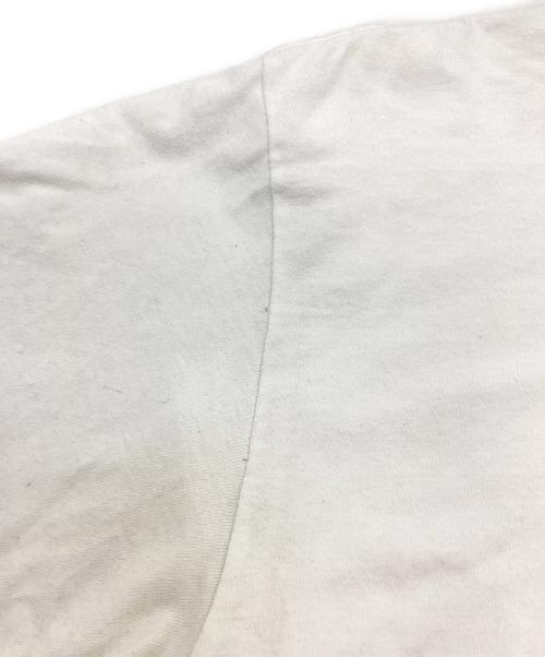 PLAY COMME des GARCONS（プレイコムデギャルソン）PLAY COMME des GARCONS (プレイコムデギャルソン) Double Heart T-Shirts ホワイト×パープル サイズ:Lの古着・服飾アイテム