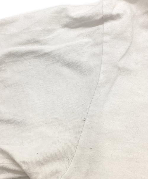 PLAY COMME des GARCONS（プレイコムデギャルソン）PLAY COMME des GARCONS (プレイコムデギャルソン) Double Heart T-Shirts ホワイト×パープル サイズ:Lの古着・服飾アイテム