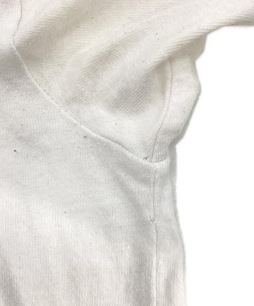 PLAY COMME des GARCONS（プレイコムデギャルソン）PLAY COMME des GARCONS (プレイコムデギャルソン) Double Heart T-Shirts ホワイト×パープル サイズ:Lの古着・服飾アイテム