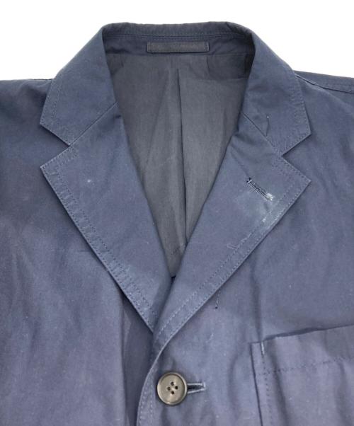 COMME des GARCONS HOMME（コムデギャルソン オム）COMME des GARCONS HOMME (コムデギャルソン オム) コットン タイプライタークロス テーラードジャケット ネイビー サイズ:Mの古着・服飾アイテム