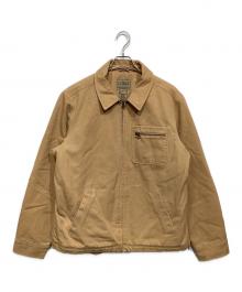 L.L.Bean（エルエルビーン）の古着「ダック地 ワークジップブルゾン」｜ベージュ
