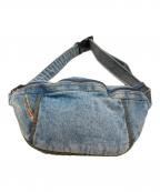 DIESELディーゼル）の古着「ストーンウォッシュデニム ベルトバッグ」｜ライトインディゴ