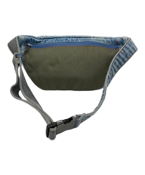DIESEL（ディーゼル）DIESEL (ディーゼル) ストーンウォッシュデニム ベルトバッグ ライトインディゴの古着・服飾アイテム