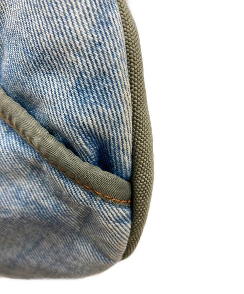 DIESEL（ディーゼル）DIESEL (ディーゼル) ストーンウォッシュデニム ベルトバッグ ライトインディゴの古着・服飾アイテム