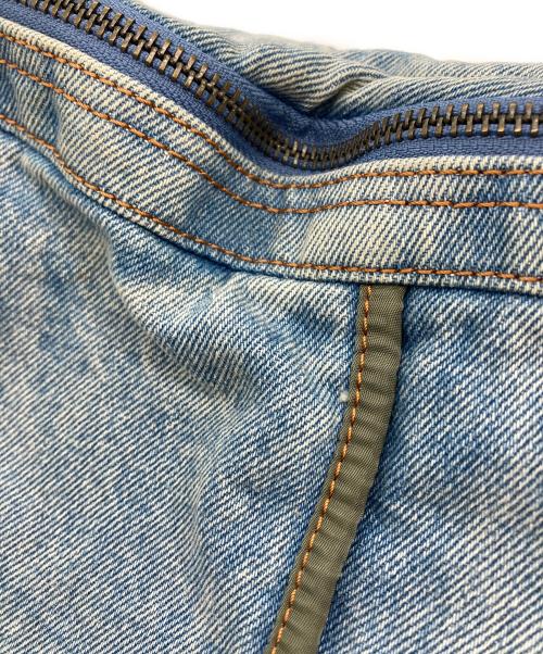 DIESEL（ディーゼル）DIESEL (ディーゼル) ストーンウォッシュデニム ベルトバッグ ライトインディゴの古着・服飾アイテム