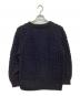 INVERALLAN (インバーアラン) 4A アランカーディガン ブラック サイズ:不明：20000円