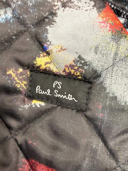 LAVENHAM（ラベンハム）LAVENHAM (ラベンハム) PS Paul Smith (ＰＳポールスミス) キルティングベスト ネイビー×ブラック サイズ:38の古着・服飾アイテム