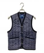 LAVENHAMラベンハム）の古着「キルトベスト」｜ネイビー