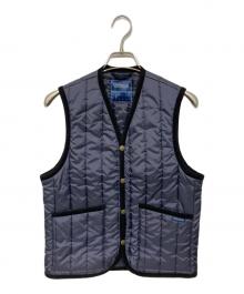 LAVENHAM（ラベンハム）の古着「キルトベスト」｜ネイビー