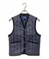 LAVENHAM（ラベンハム）の古着「キルトベスト」｜ネイビー