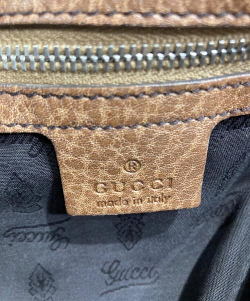GUCCI（グッチ）GUCCI (グッチ) バンブートートバッグ ブラウンの古着・服飾アイテム