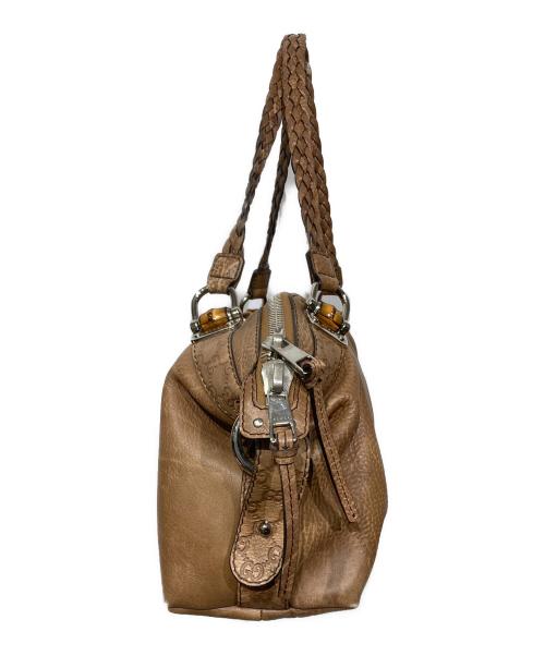 GUCCI（グッチ）GUCCI (グッチ) バンブートートバッグ ブラウンの古着・服飾アイテム