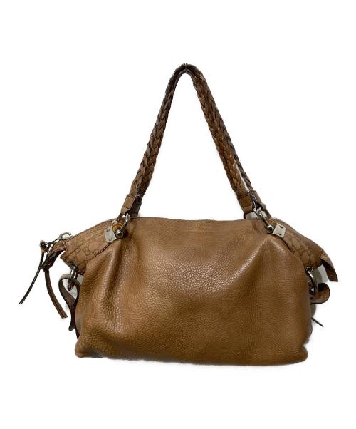 GUCCI（グッチ）GUCCI (グッチ) バンブートートバッグ ブラウンの古着・服飾アイテム