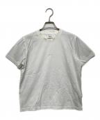 BURBERRYバーバリー）の古着「モノグラムモチーフ刺繍Tシャツ」｜ホワイト
