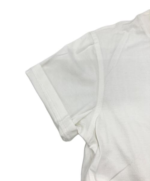 BURBERRY（バーバリー）BURBERRY (バーバリー) モノグラムモチーフ刺繍Tシャツ ホワイト サイズ:Sの古着・服飾アイテム