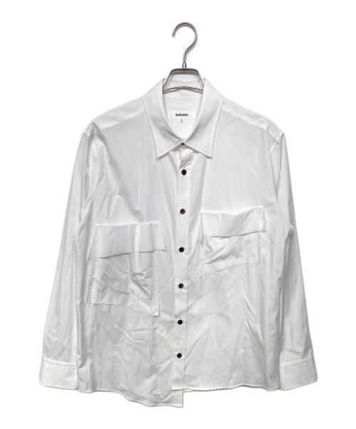 sulvam（サルバム）sulvam (サルバム) Shirt Color Pocket Shirt ホワイト サイズ:Mの古着・服飾アイテム