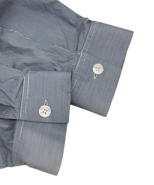 TWP（トリッシュ・ウエスコート・パウンド）TWP (トリッシュ・ウエスコート・パウンド) NEW EARL SHIRT ストライプシャツ グレー サイズ:XS-Sの古着・服飾アイテム